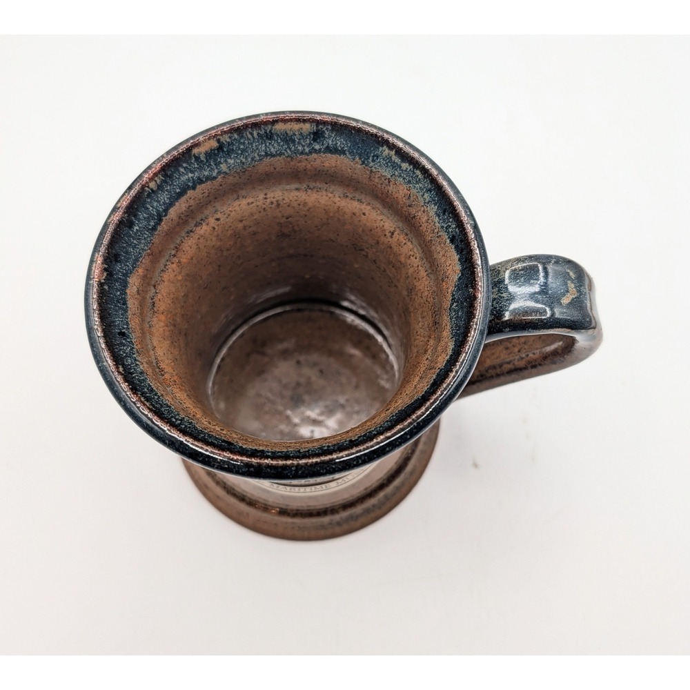 Sunset Hill Stoneware Flagship Niagara Erie Maritime Museum Mug Brown Blue USA - Picture 7 of 9